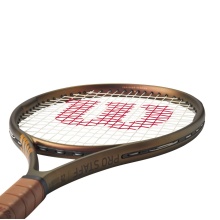 Wilson Kinder-Tennisschläger Pro Staff V14.0 25in (9-12 Jahre) 2023 bronzebraun - besaitet -